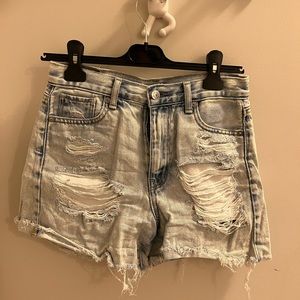 American Eagle Denim Jean Shorts Ripped